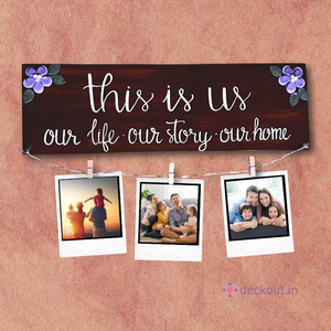 This is Us! - Wall Plate-deckout.in