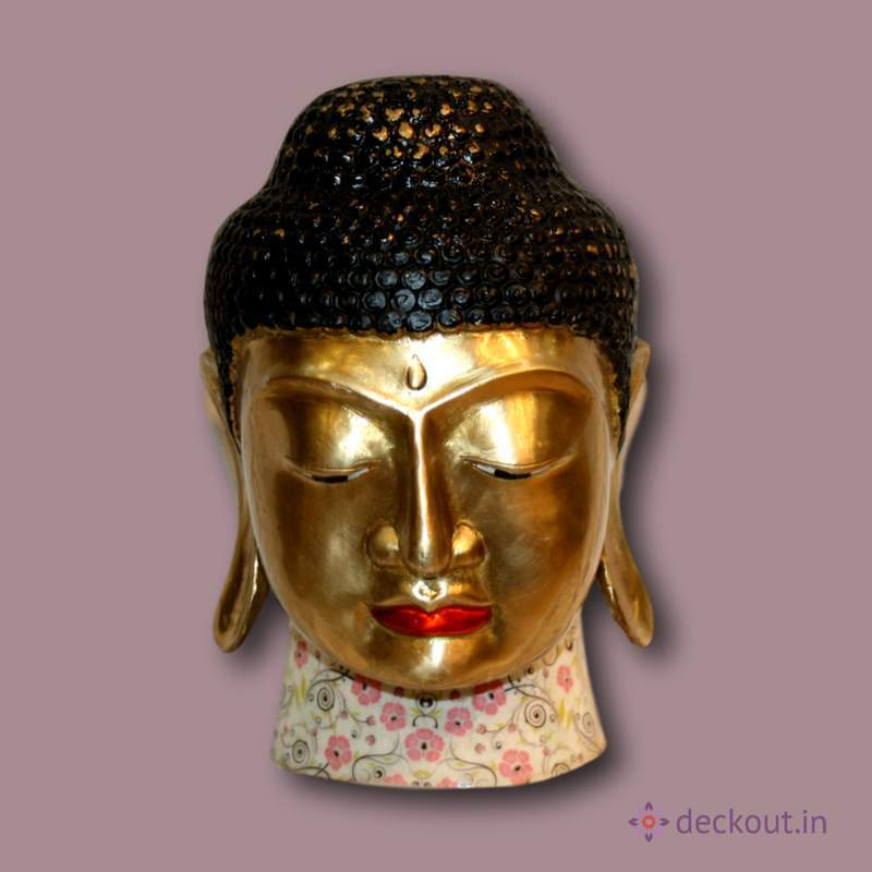 Buddha (Head Figurine)-deckout.in