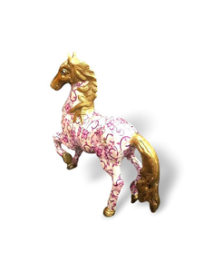 Laminated Brass Horse-deckout.in