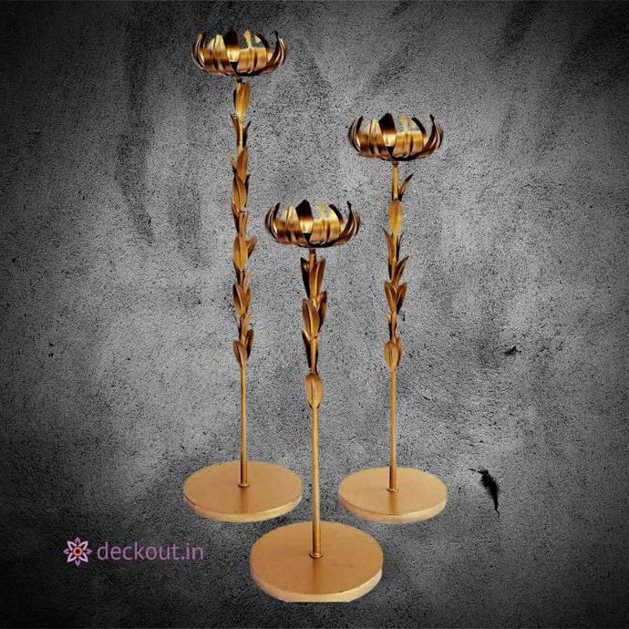 Lotus Lamp Stand-deckout.in