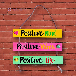 Positive Musings Wall Plate-deckout.in