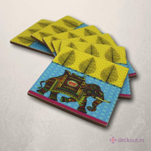 Royal Elephant Coasters - Set of 6-deckout.in