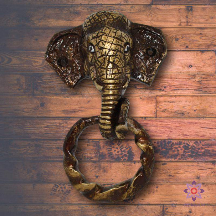 Webbed Elephant Door Knock-deckout.in